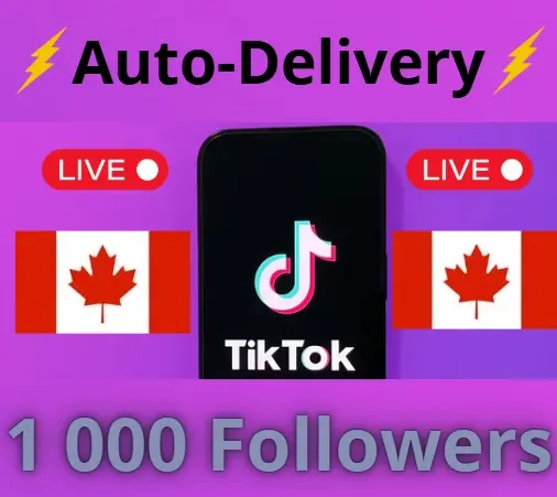 | Auto Delivery | Canada | 1000 Followers | Live Ready | Full Access |+BONUS
