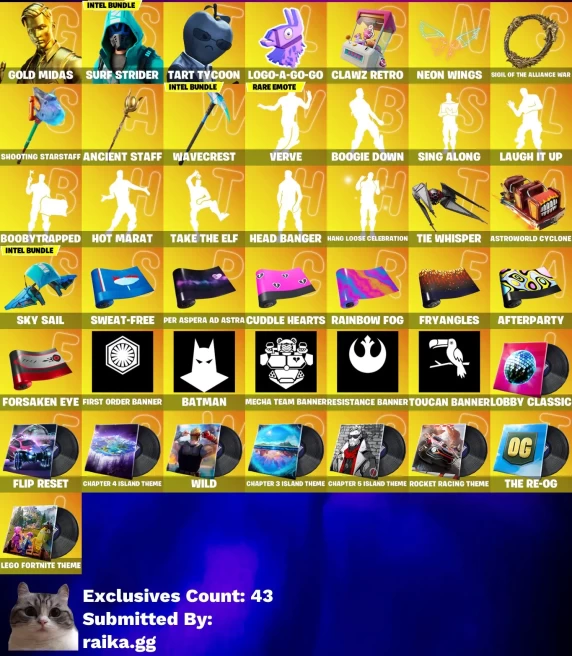 [3in1] / Instant • FN (ALL PLATFORMS) • [110 skins + 1000 VB] • Mail • Warranty • Inactive • 2 Gifts • All information inside