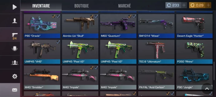 [Code 7943] Level 38 / All Elite Gold Charms (Prey Season) + AWM Sylvan, Epic Skins & Rare Inventory / Full Access