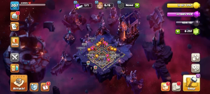 8316 GEMS | 95% MAX DEFENSE AND WALLS | COSMIC SCENERY | 4 LEGEND SKINS