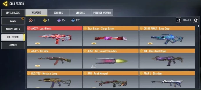 LEVEL 227 { INSTANT DELIVERY }{ 1 Gun Mythic } { 8 Gun legendary } { 104 Gun epics } { 47 Skins } { 24 Dance } { 8 Battle Pass }Only Activision