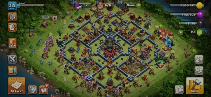 Th17 TH16 Full Max, 4 Equipment Epic, Defense Max, Hero Max, Wall High Level, Magic Items, Lifetime Warrant