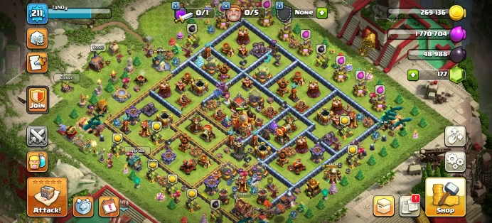 [Code 7990] Th16 XP 211 / Good Defense + War Scnery Arena / Very Cheap