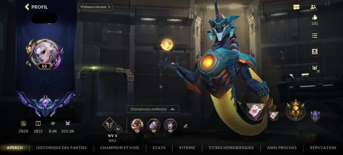 [Code 7993] Level 59 / Europe / 35 Skins + 91 Champion / Peak Diamond / Very Cheap