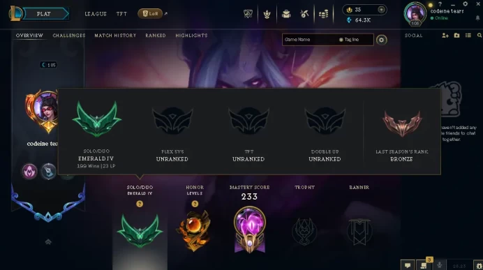 EUW / EMERALD 4 %60WR / 79 Champ / 27 PERFECT SKINS / 64.3K BE / HONOR 5 / S9 ACC / 105 LVL / FULL ACCES / HANDMADE / LIFETIME WARRANTY / CHEAP