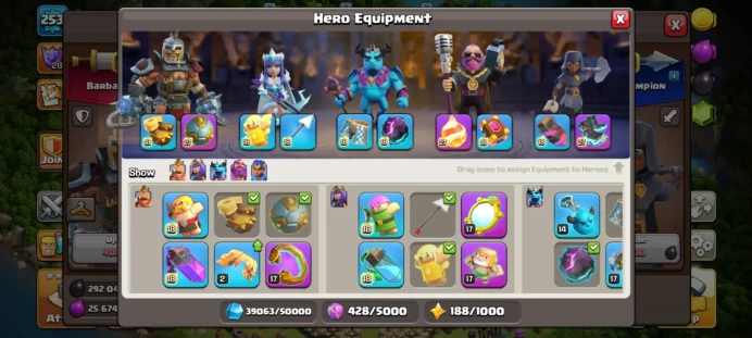 4807 WAR STARS | MAX EQUIPMENT | MAX DEFENSE | FREE NAME | MAX BUILDER | FULL MAGIC ITEMS