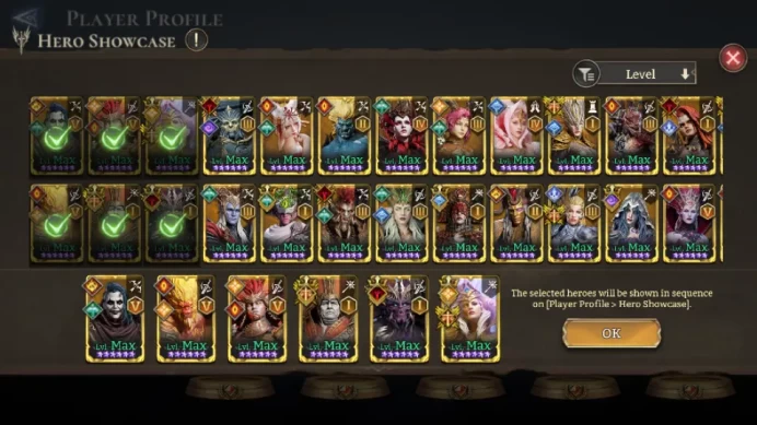 WOR58: Server 60xxx - 13 Milion Power - 18 Lord + Sun Wukong - 111 Legendary Heroes
