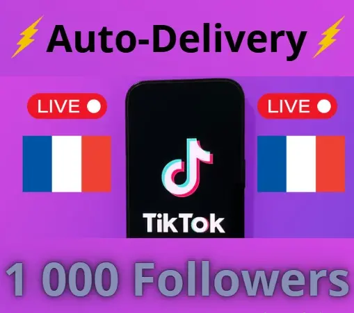 | Auto Delivery | France | 1000 Followers | Live Ready | Full Access |+BONUS