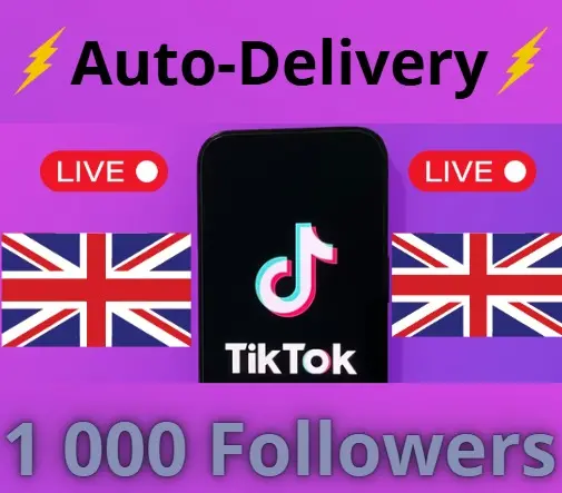 | Auto Delivery | UK| 1000 Followers | Live Ready | Full Access |+BONUS