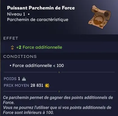 dakal > x5 [Puissant Parchemin de Force]