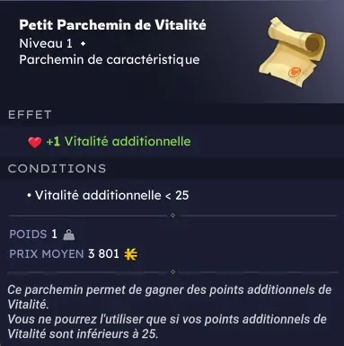 dakal > x5 [Petit Parchemin de Vitalité]
