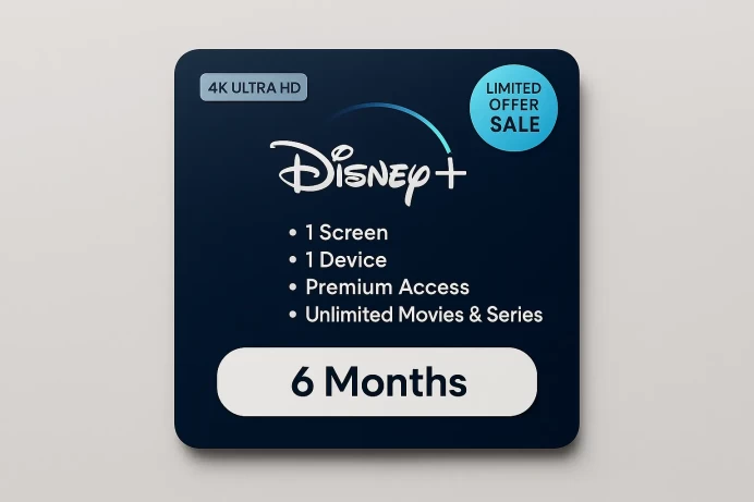 Diisney+ Subscription with Full Warranty – Flexible Plans