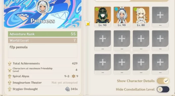 ASIA|AR 55|2 Limited+ 5 [5* Weapon]|Mualani,Nefer,etc|MC Female|TakeEmail|Check SS(GI3874)