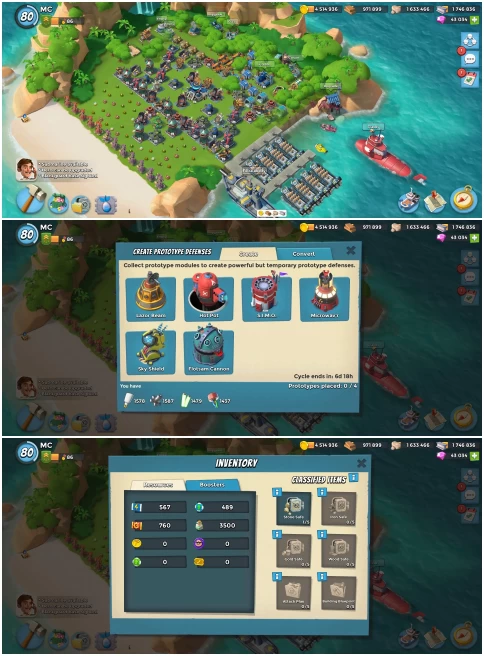 7 - Lv 80 | HQ 27 | PP 3500 | VP 86 | Many Prototype | 43034 Diamond | INSTANT DELIVERY! 