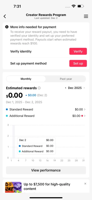100% Monetized USA Account Creator Rewards Program Active | 19k Real Followers & 296k Likes | Real Screenshots + Full Access + Good Standing