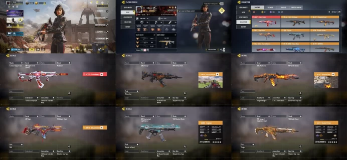 ◉ 1 Mythic gun * 13 Legendary Guns*Level 400* UID 7414544513997144065* Activision Save*314 Epic Guns*131 Epic Characters * check pics