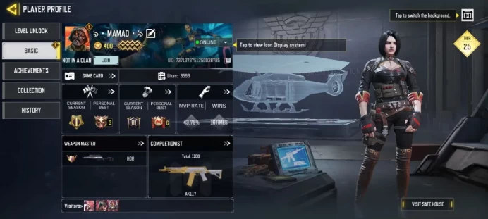 LVL400 |AK117_Grim Ending|AK_117 |+12 Legend Gun|365 Epic Gun|CA100