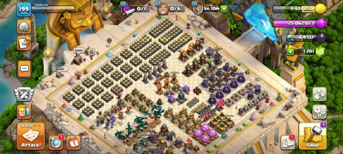 MAX WALLS | FREE NAME | 12 HIGH EPIC EQUIPMENT | LOTS OF MAGIC ITEMS WAR STARS MAGIC ITEMS EQUIPMENT EPIC HERO SKIN GEMS
