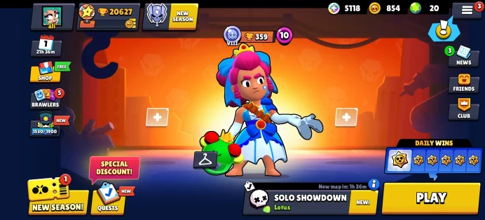 [Code 8037] Level 121 / 20k Trophy + 53 Skins / Very Cheap