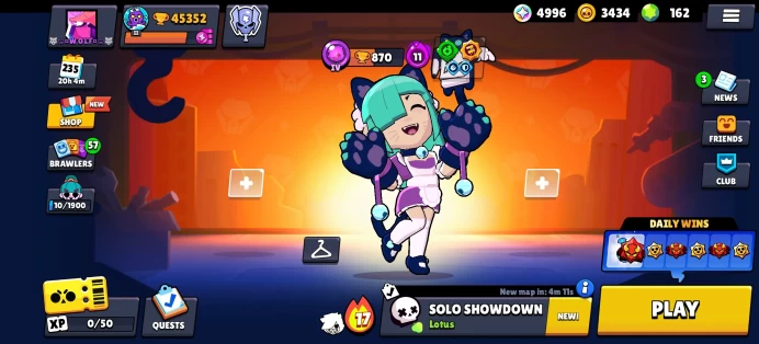 [Code 8039] Level 168 / 45k Trophy + 261 Skins / Very Cheap