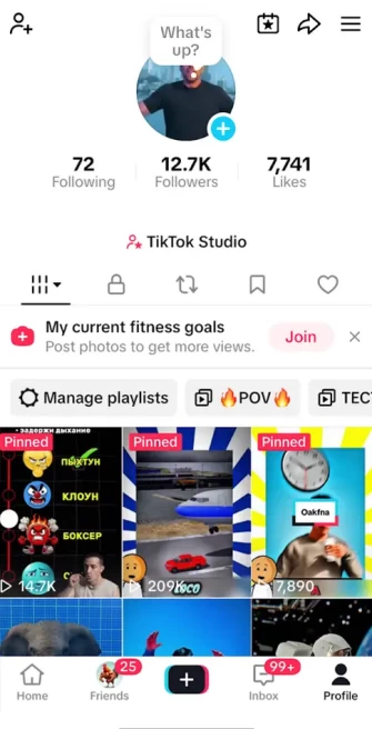 France Monetized Account/ 12K Followers+7K Likes/ Creator Rewards Program Activated/ Live Stream/ Full Access