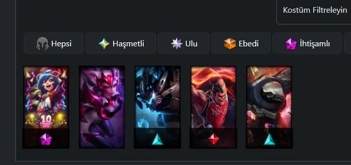 [EUW] Season 15 | Emerald 3 %55 WR (JG/MID) | 5 Skins | 800 BE | Honor 4 | 52 Champs | CHANGEABLE E-MAIL 