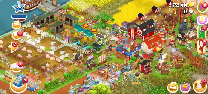 [Code 8070] Level 88 / Barn 2800 + Silo 2300 / Nice Decorations / Very Cheap