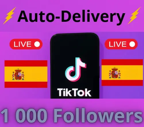 | Auto Delivery | Spain| 1000 Followers | Live Ready | Full Access |+BONUS