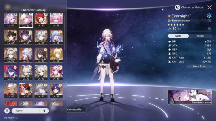 ULTRA MAX ACCOUNT - EU - TR 70 - +43 5Stars (Characters&Light Cones)- More Eidolons E6 - OG ACCOUNT - +70 Jide - More Peties+ [ALL INFO in Descr