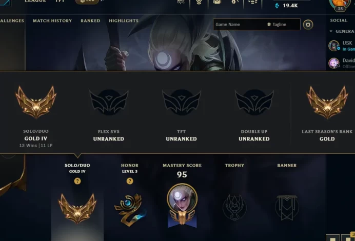 EUW ⸱ GOLD IV ⸱ GOLD II MMR ⸱ 38 LP GAIN ⸱ HONOR 3 ⸱ 19400BE ⸱ DRAGONSLAYER DIANA ⸱ LUNAR BEAST DARIUS ⸱ FULL ACCESS ⸱ 1642