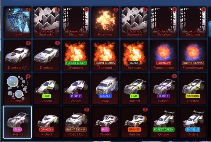 STOCK646 //Fennec, Black Standard, 30 Black Markets, Painted Cars & Explosions (K)
