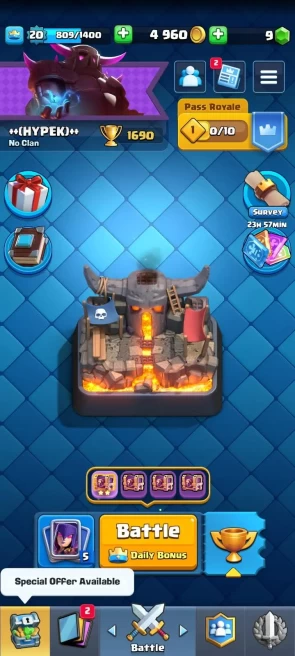 Clash Royale-Brawl Stars | KTL 8 | 1690 Cups | 20 Level | Instant Delivery | Lifetime Warranty | 100% Secure | 24/7 Support