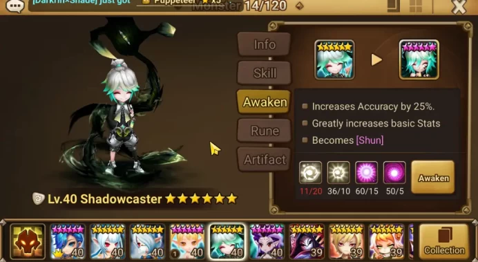 GLOBAL Best STARTER Lv 35|2 LD Craka,Shun|4 Total NB5(Hathor,Carlos,Etc)+10 6* Monsters|Hive|CE On|SS(SWR777)