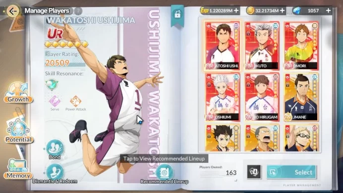 SEA|Lvl 47|5 UR+Memo [Wakatoshi,Bokuto,Hoshiumi,Hirugami,Motoya] + 16 SSR [Akaashi,Satori,Azumane,Etc]|Google|Check SS (HFH894)