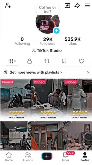 Instanly Delivery/ Monetized 29K Followers+535K Likes Account/ Creator Rewards Program Activated/ Live Stream/ Full Access