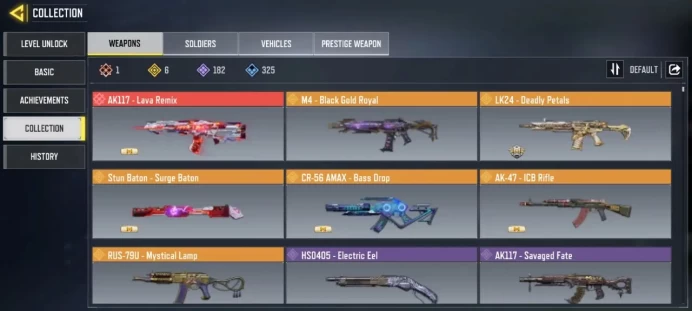 LEVEL 400 { INSTANT DELIVERY }{ 1 Gun Mythic } { 6 Gun legendary } { 182 Gun epics } { 86 Skins } { 35 Dance } {14 Battle Pass }Only Activision