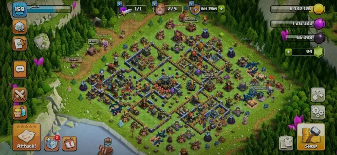 TH 17 Full Max, Defense High Level, Wall High Level, Change Name 500Gems, Magic Items, Hero High Level, Lifetime Warranty