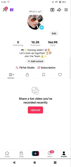 US Monetized Creator Rewards Program Account | 10k Real Followers & 166k Likes | Real screenshots + Full Access + Account in Good Standing