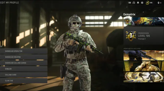 MW2/BO6 MW2 Level 105 Bo6 Prestige 2 Level 39 Total 4 Guns MaxedCHUCKY Event Purchased Total 38 (1h) Token Full Access