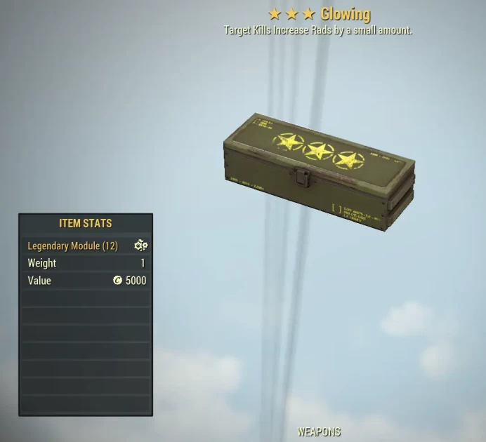 Glowing [Legendary 3 Star Mod Box]