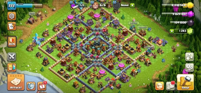 TH 17, TH 16 Max, 6 Equipment Epic, Hero Max, Defense Max, Wall Max, Magic Items, 4 Hero Skin, Lifetime Warranty