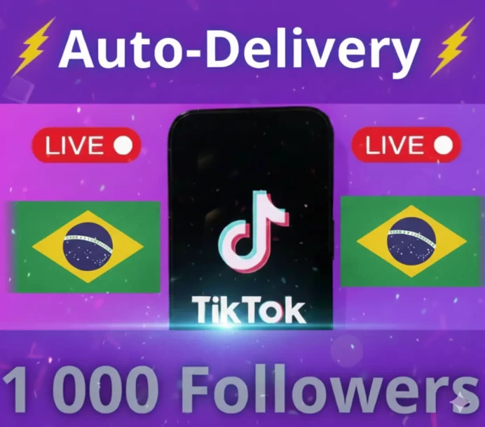 | Auto Delivery | Brazil| 1000 Followers | Live Ready | Full Access |+BONUS