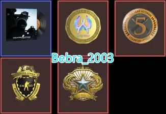 CS2 Prime 271 hours+4Medals(2018 Service Medal/5Y/Loyalty Badge/Global Offensive Badge)