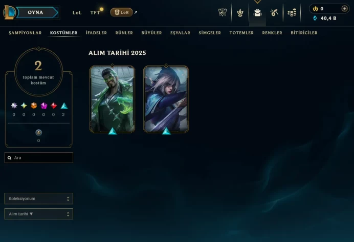 [EUW] Season 15 | Silver 2 %71 WR Fresh Acc | 2 Skins(talon skin) | 40.4K BE | Honor 5 | 53 Champs | CHANGEABLE E-MAIL Wins: 10 Losses: 4