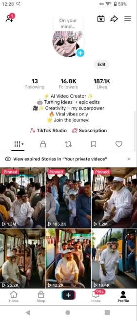 [Discounted] Monetized Creator Rewards Program Account | 16K Authentic Followers & 187K Likes | Verified Screenshots + Instant Delivery 