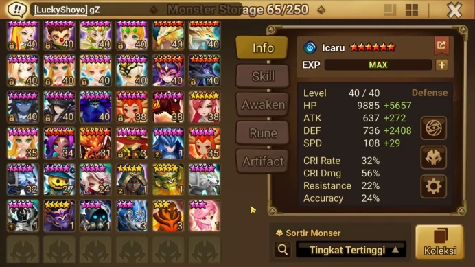 GLOBAL |Lv 89|1 LD Trinity|18 Total NB5(Mo Long,Shi Hou,Lapis,Etc)|SS Stone 96|GoodFarm|Log Hive|Email Changeable|SS(SWR786)