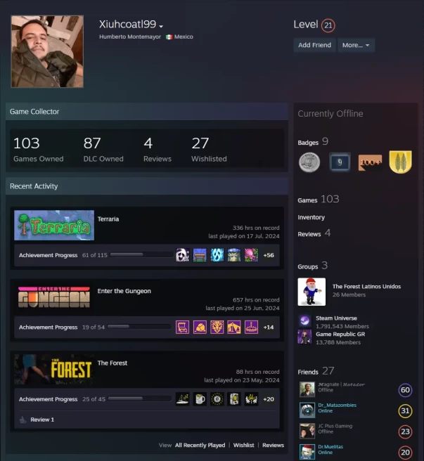 Steam Paid games-103 Game for 1062$-Profile link