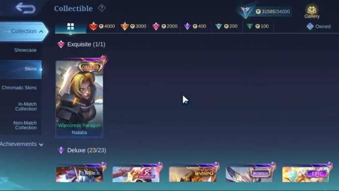 Hero 90 Skin 154|CC Natalia,1Myth,5Dt,1Lborn,1Blazing,1Venom,11Epic,Etc|TakeEmail|CheckSS(MLBB1795