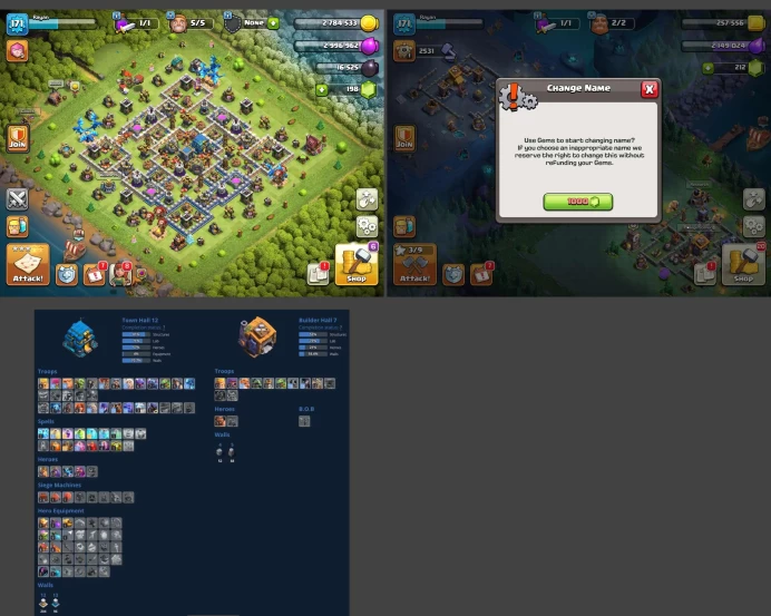 ■TH:12 (+70%) ■Heroes: K50 Q57 P30 W23 ■BH:7 ■SW:1167 ■Full Access ■Instant Delivery ■A366