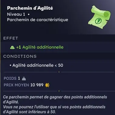 dakal > x1 [Parchemin d'Agilité]